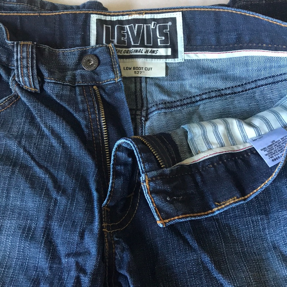 Jeans, Levi’s, men, low body cut 527 w32 L34